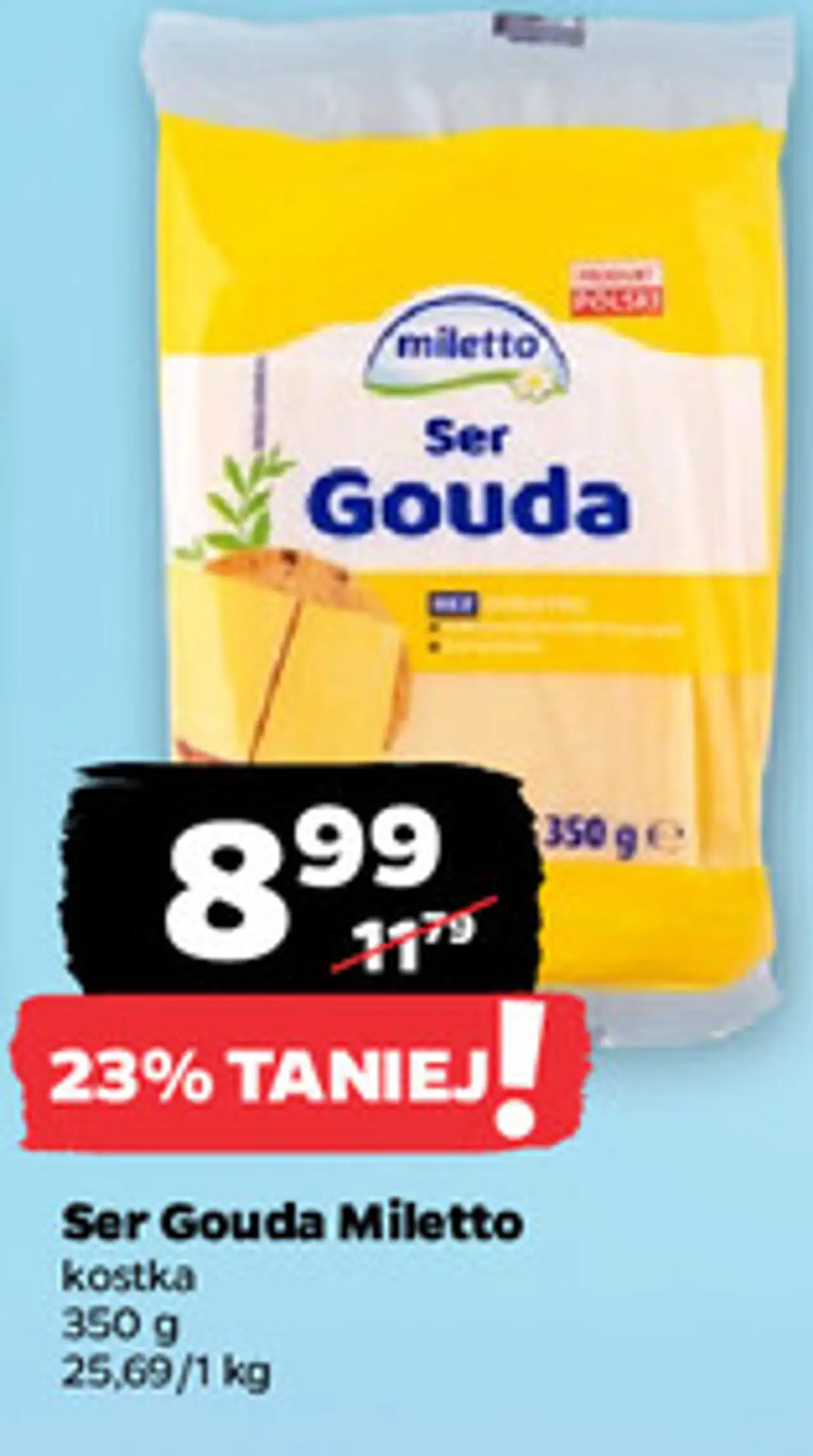 Ser Gouda Miletto kostka