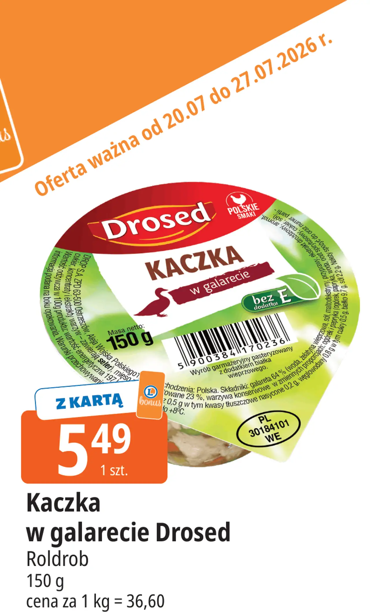 Kaczka w galarecie Drosed Roldrob