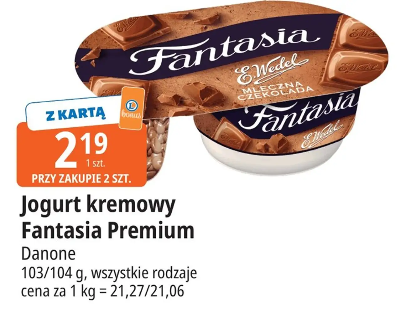 Danone Fantasia Premium Jogurt kremowy