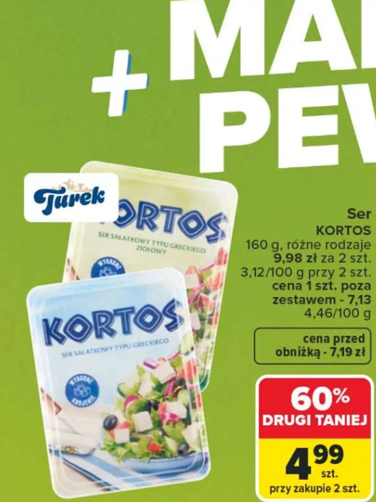 Ser Kortos sałatkowy typu greckiego