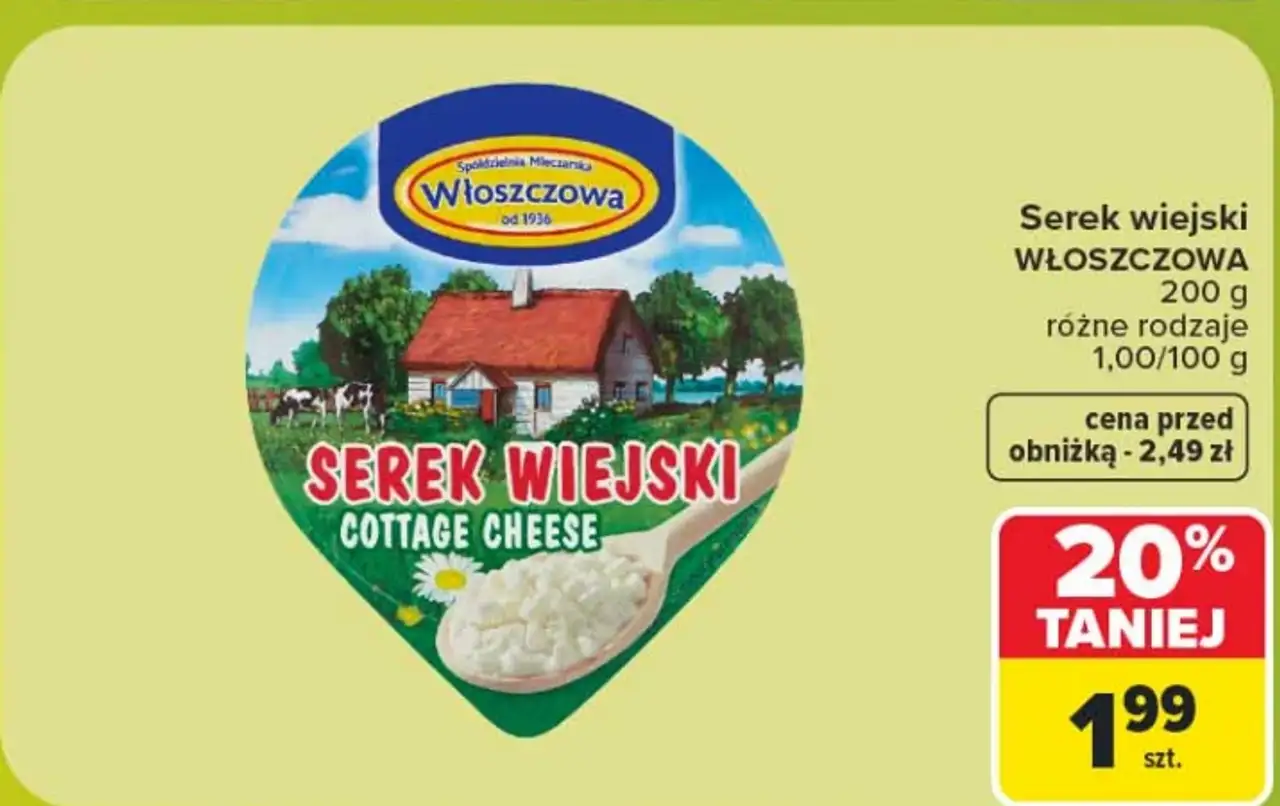 Włoszczowa Serek wiejski