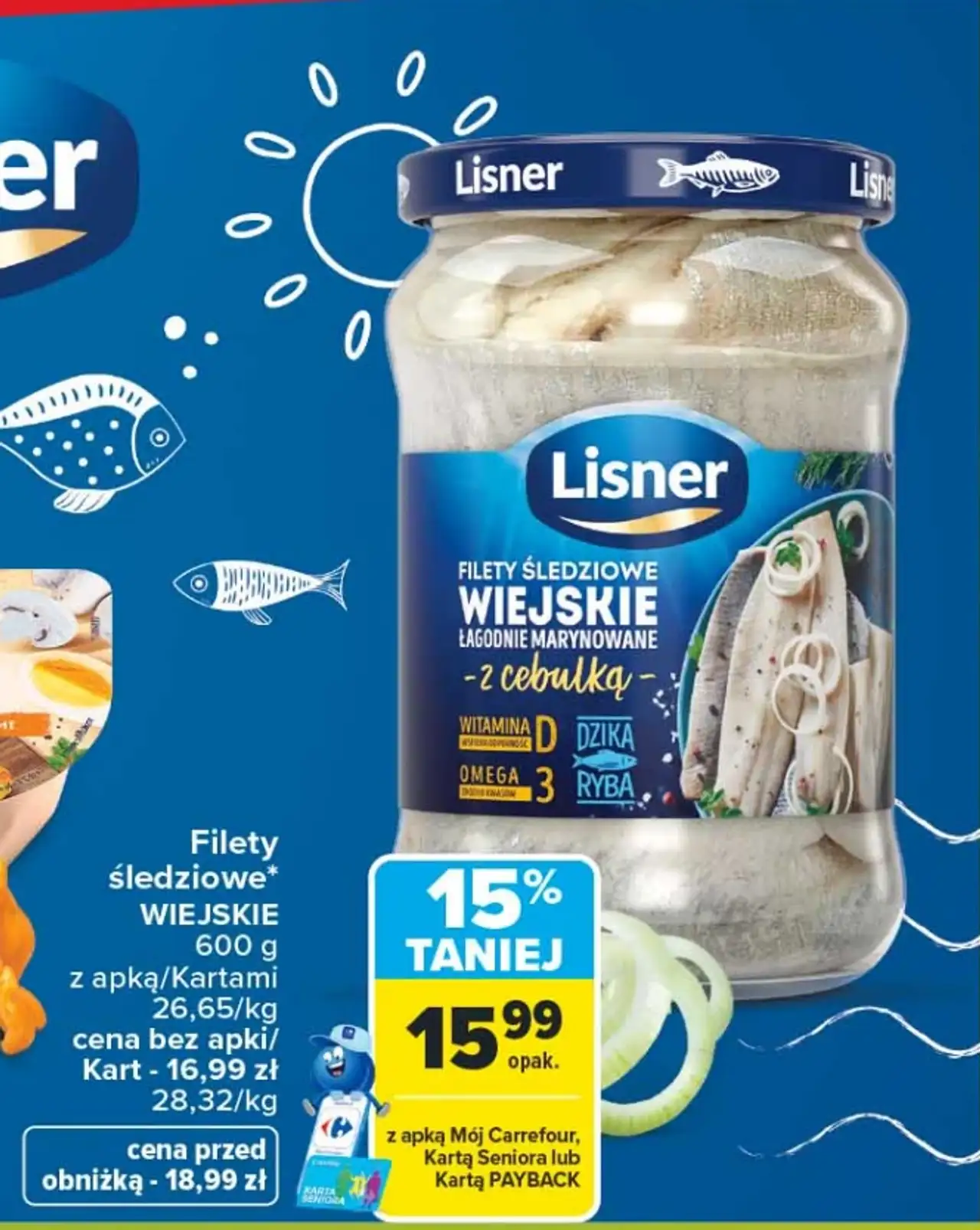 Filety śledziowe WIEJSKIE Lisner