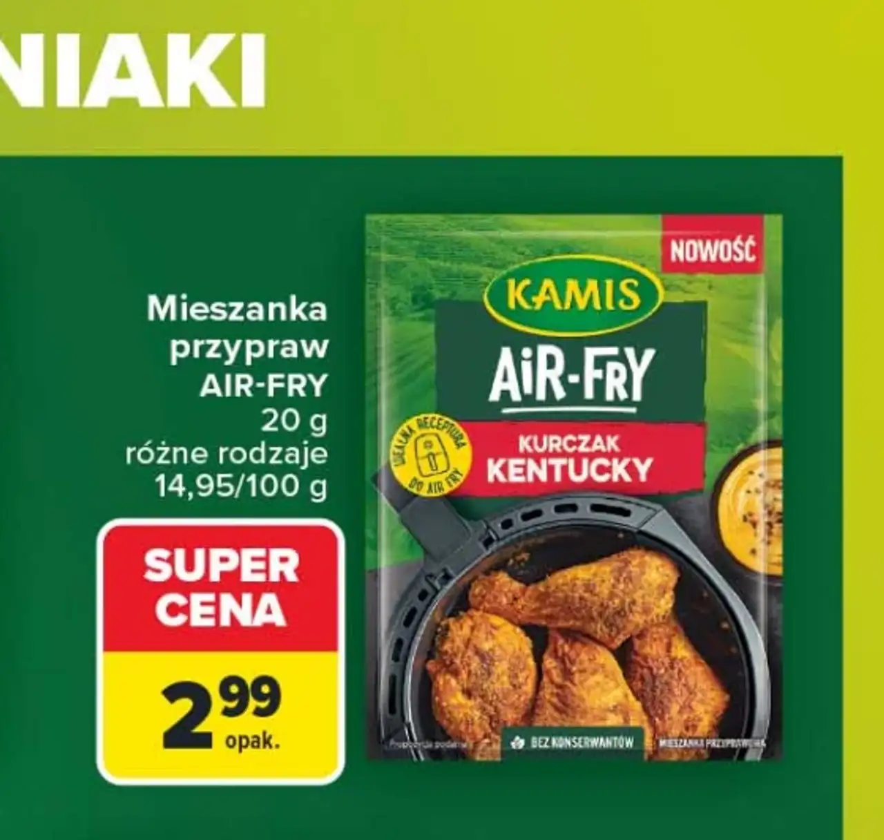 Kamis Air-Fry Kurczak Kentucky