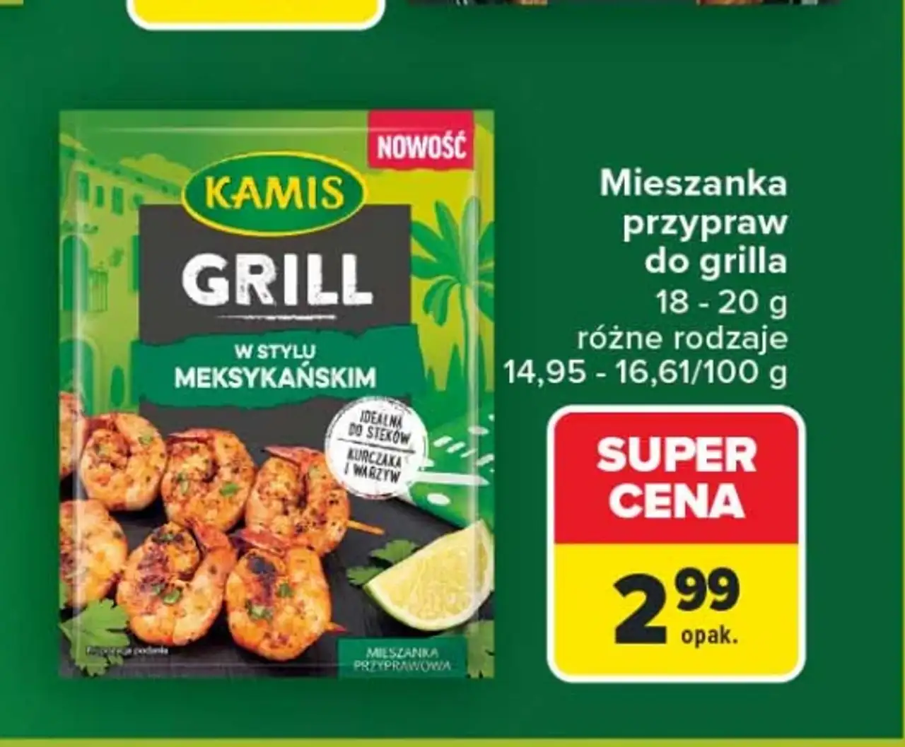 Kamis Grill w stylu meksykańskim