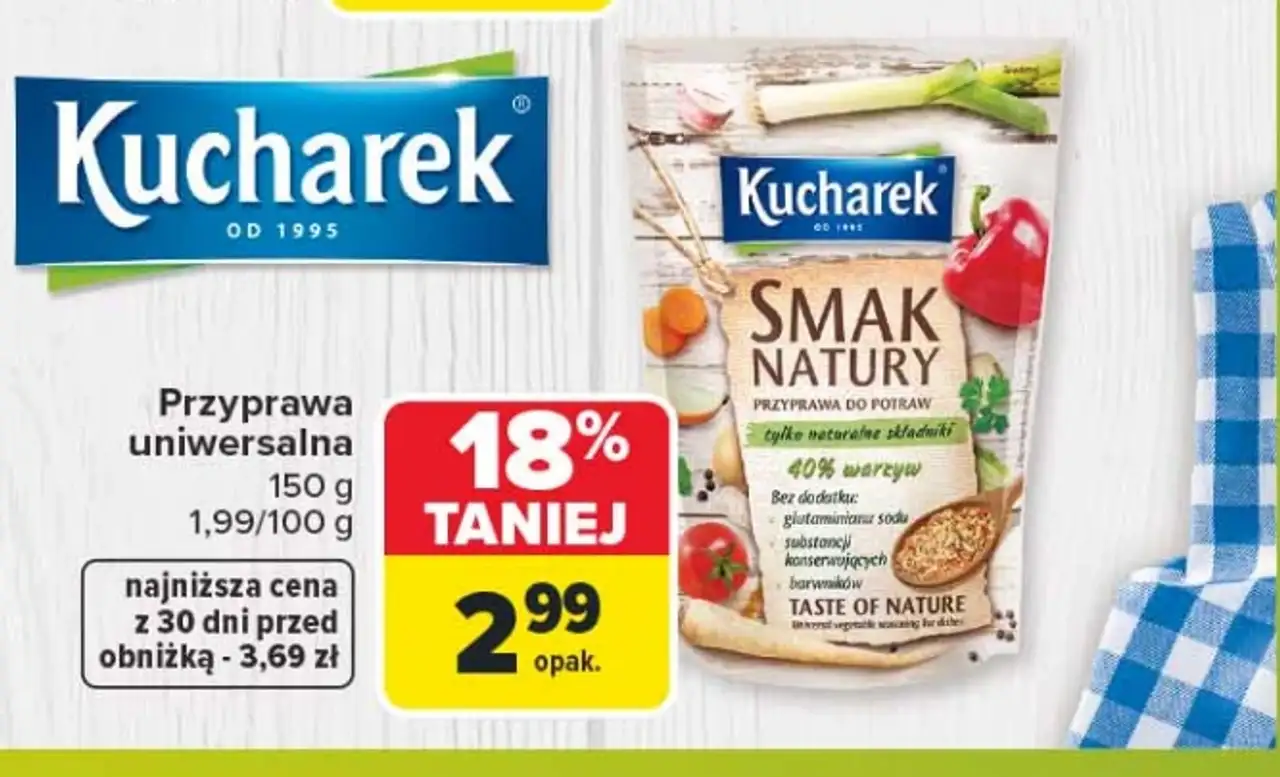 Kucharek Przyprawa uniwersalna / Kucharek Smak Natury