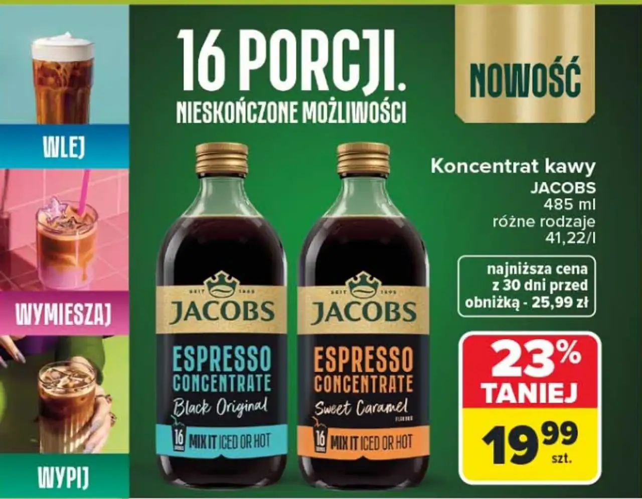 Koncentrat kawy Jacobs Espresso Concentrate