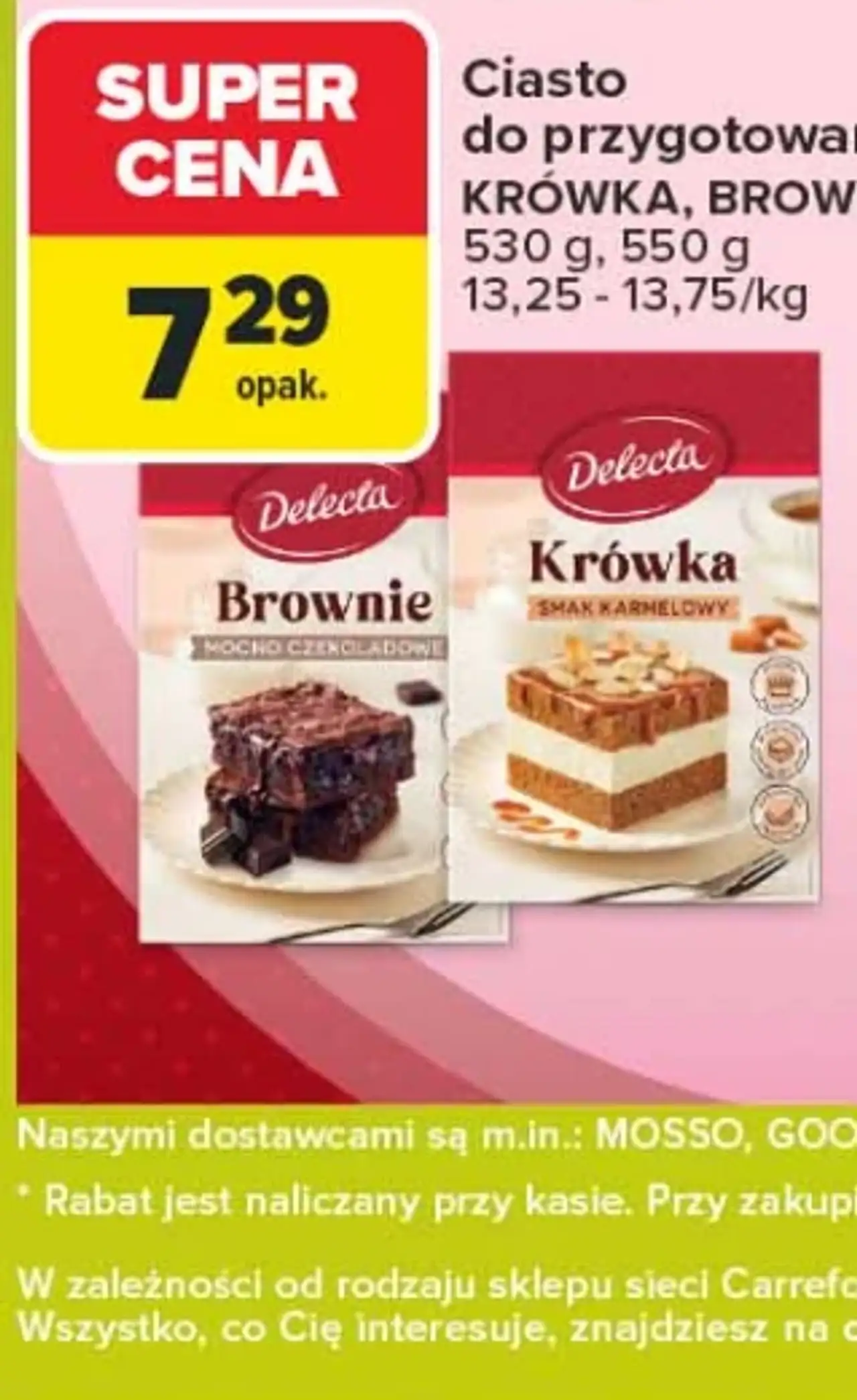 Ciasto do przygotowania Delecta
