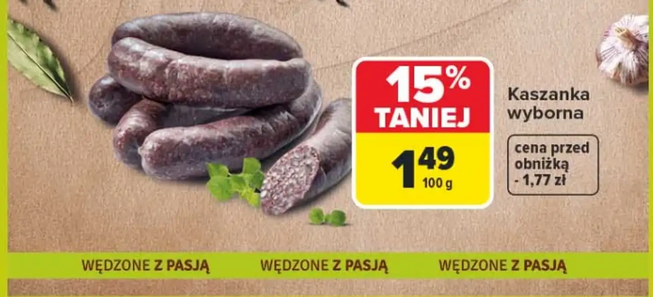Kaszanka wyborna Wędzarnia Dubielak