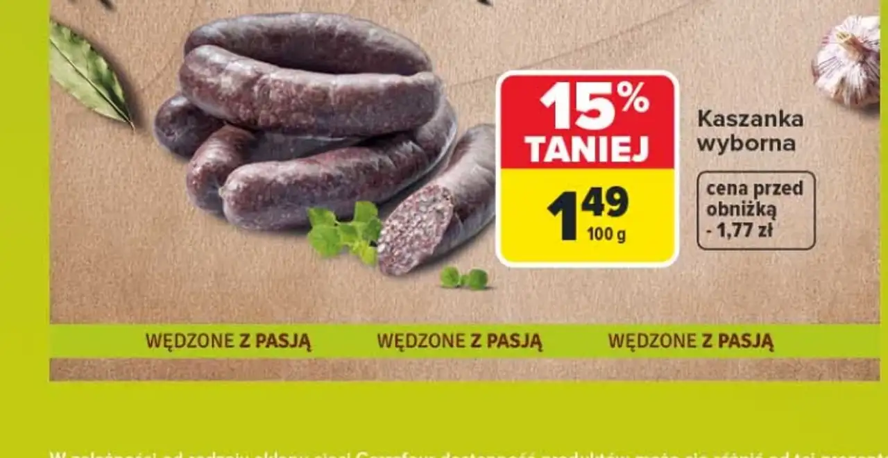 Kaszanka wyborna Wędzarnia Dubielak
