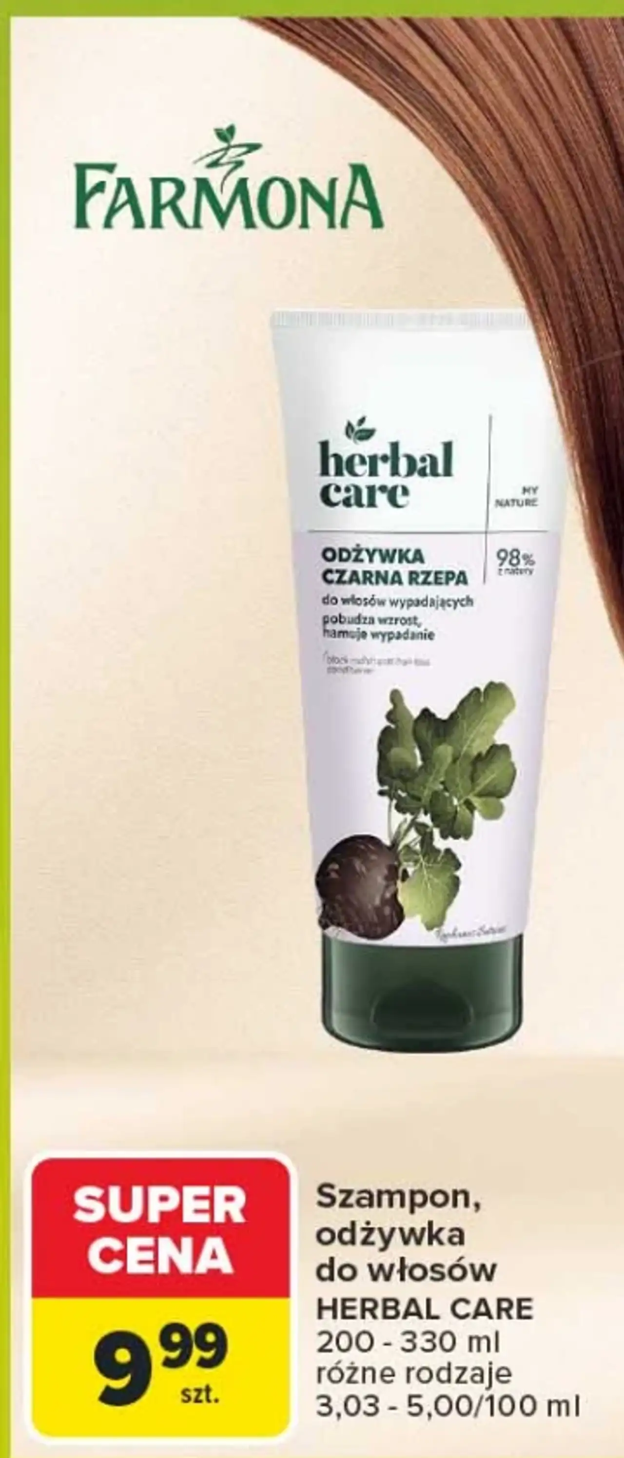 Szampon, odżywka do włosów Herbal Care