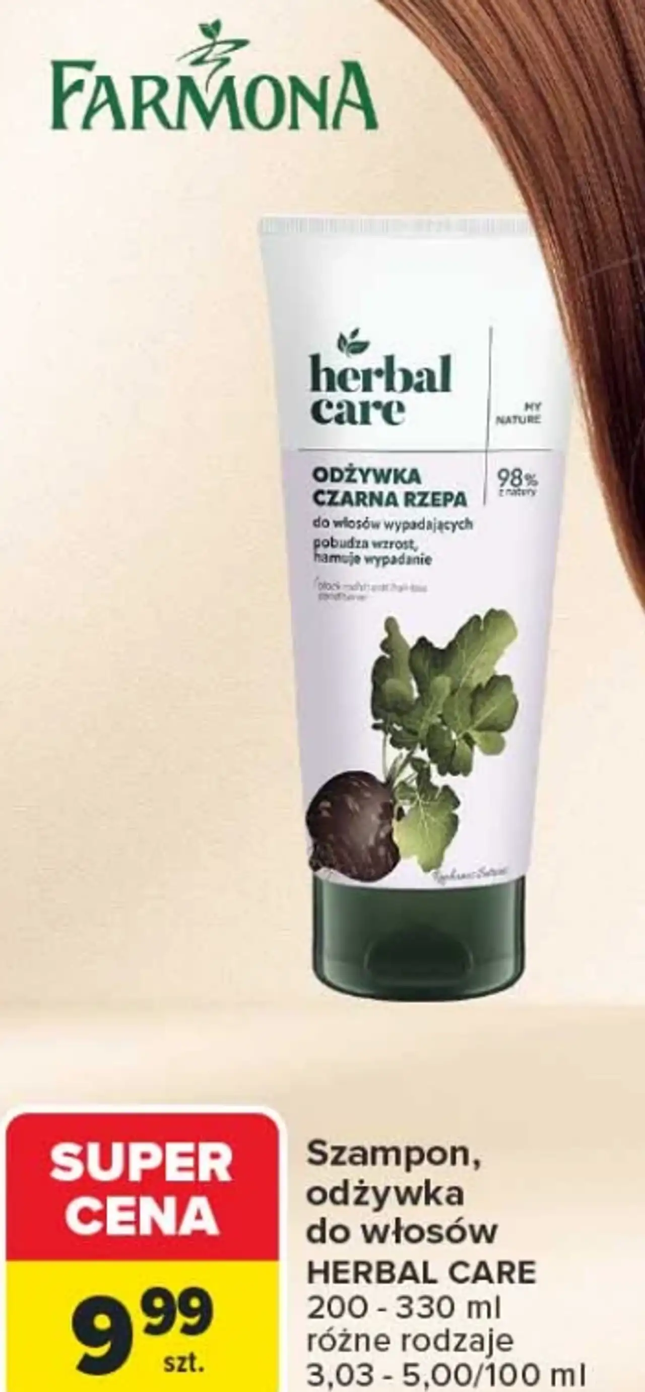 Szampon, odżywka do włosów Herbal Care
