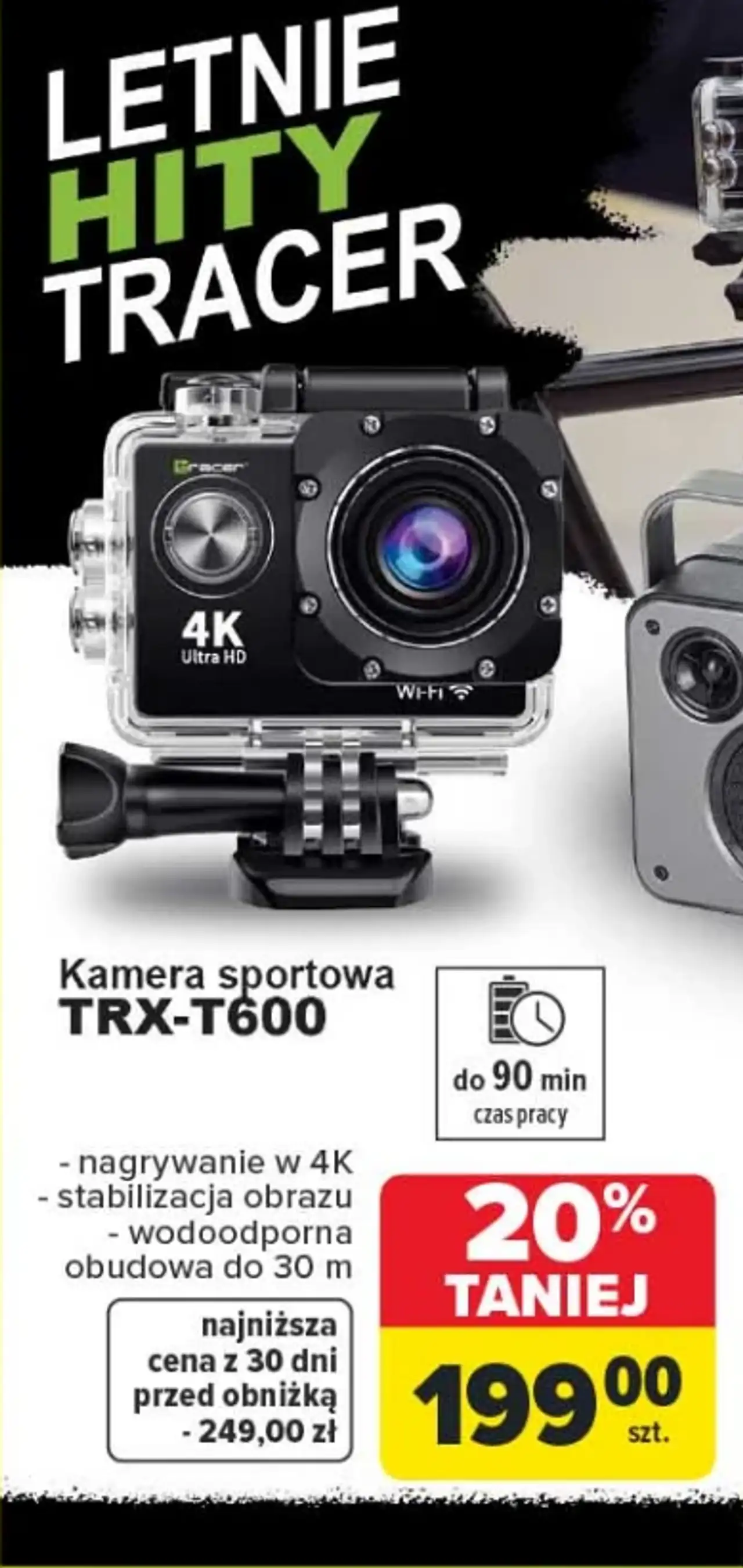 Kamera sportowa TRX-T600 Tracer