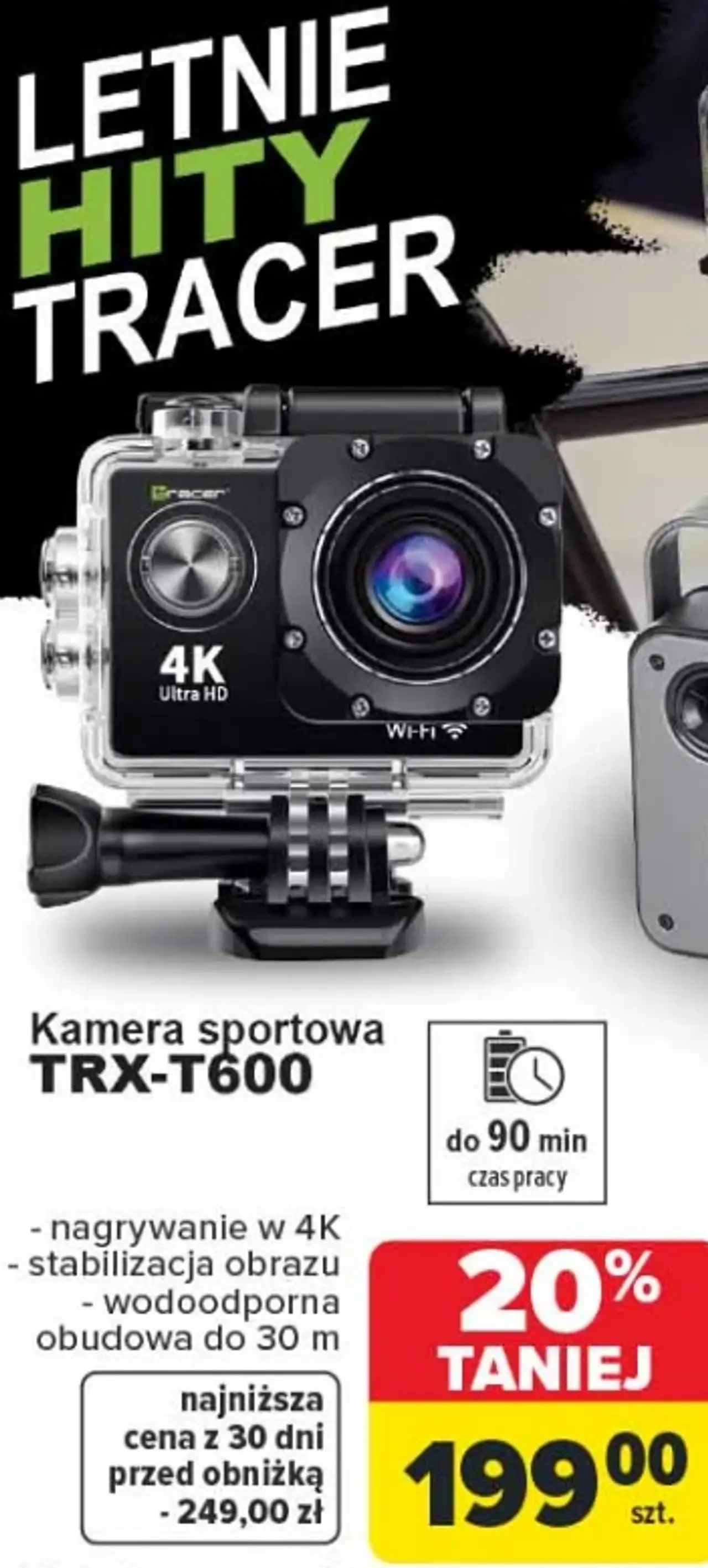 Kamera sportowa Tracer TRX-T600