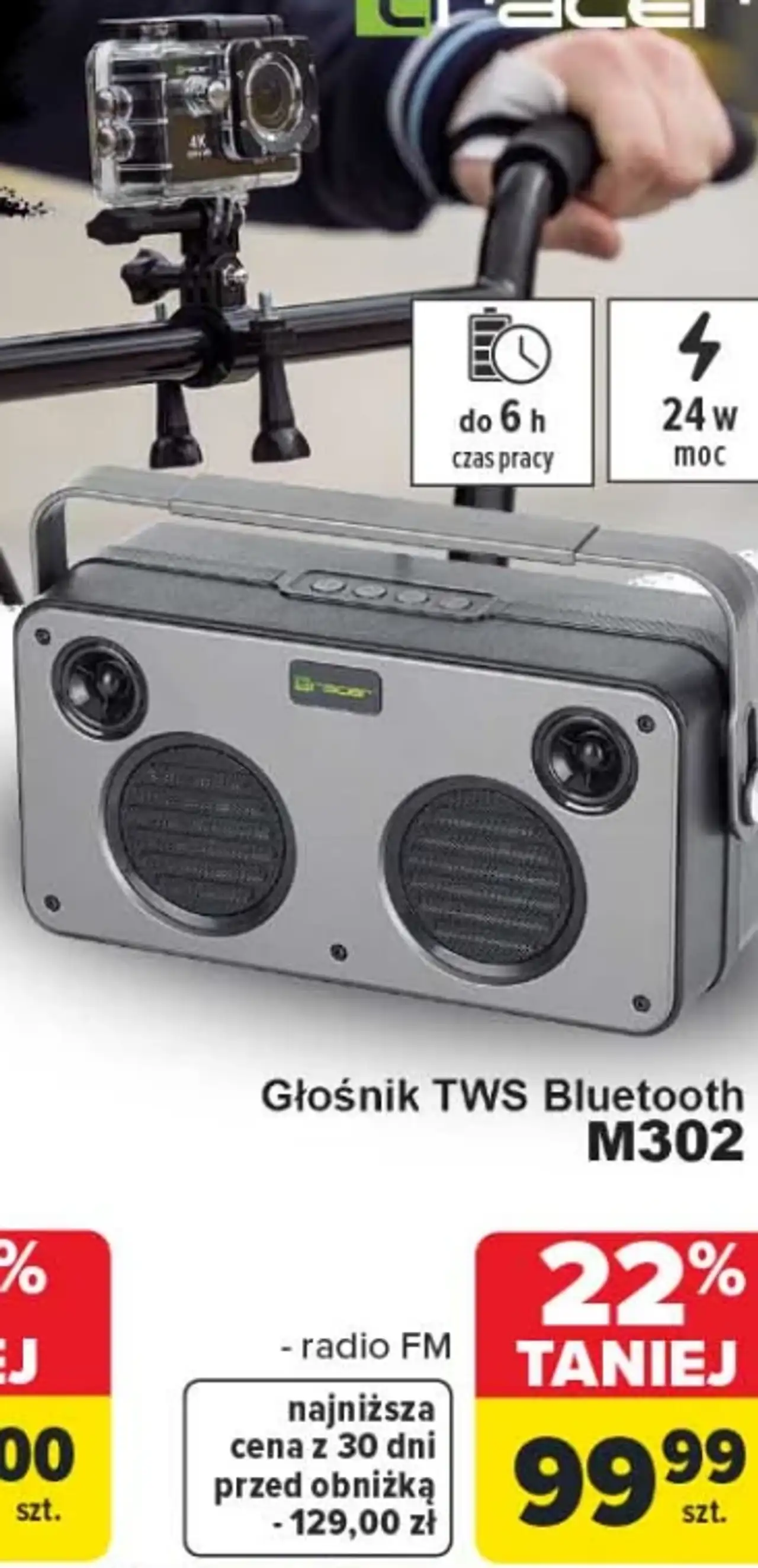 Głośnik TWS Bluetooth Tracer M302