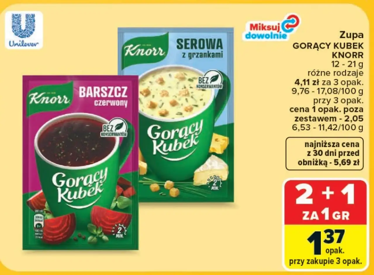 Zupa Gorący Kubek Knorr