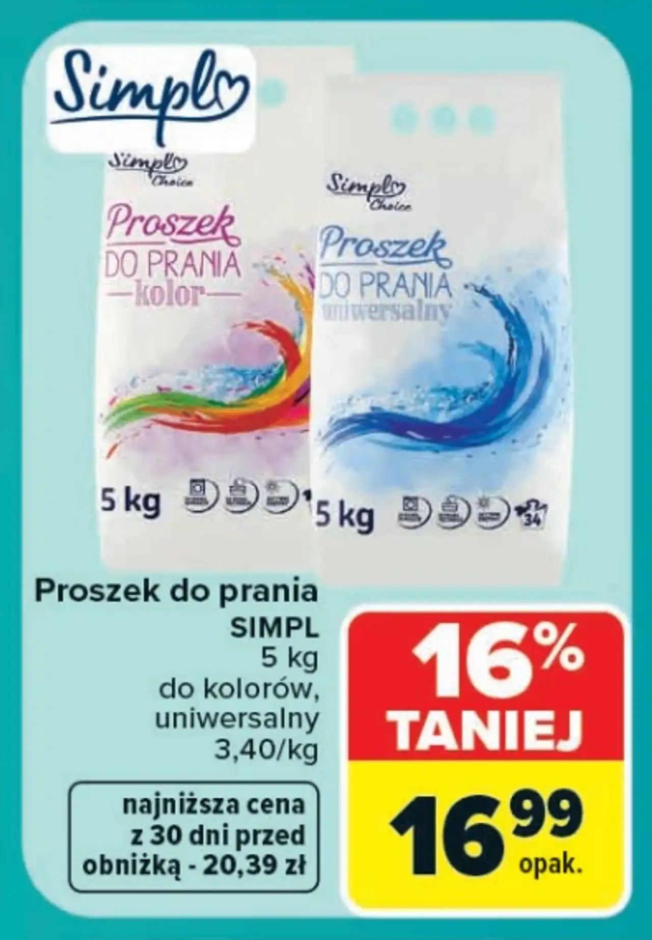 Proszek do prania Simpl