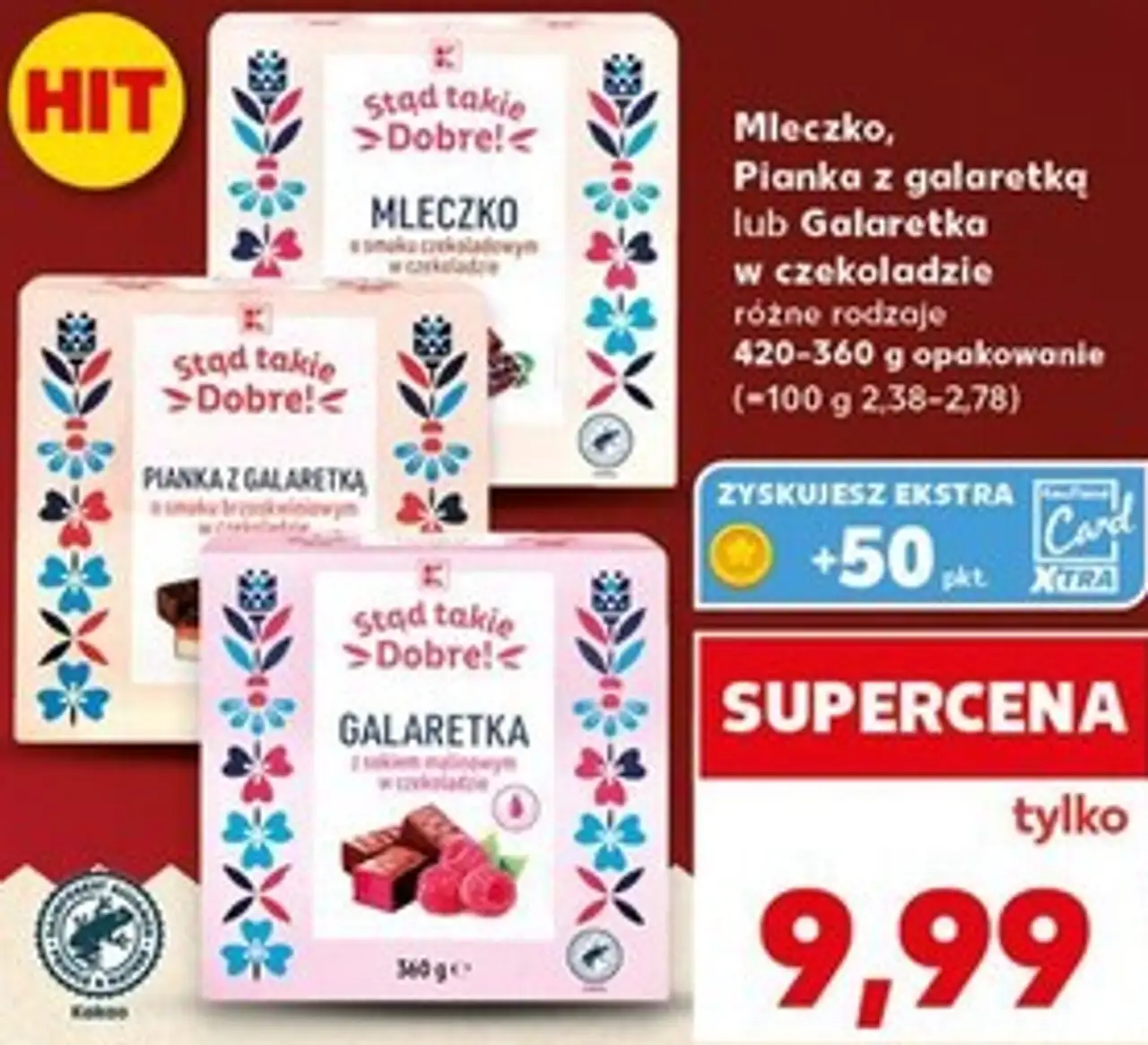 Mleczko, Pianka z galaretką lub Galaretka w czekoladzie Stąd takie Dobre!