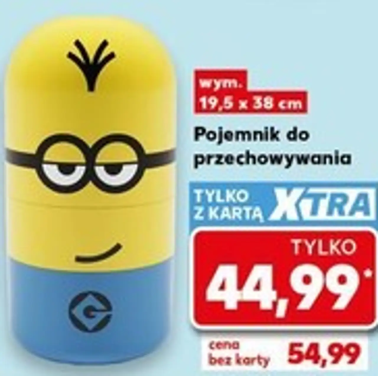 Pojemnik do przechowywania Minionki 19,5 x 38 cm