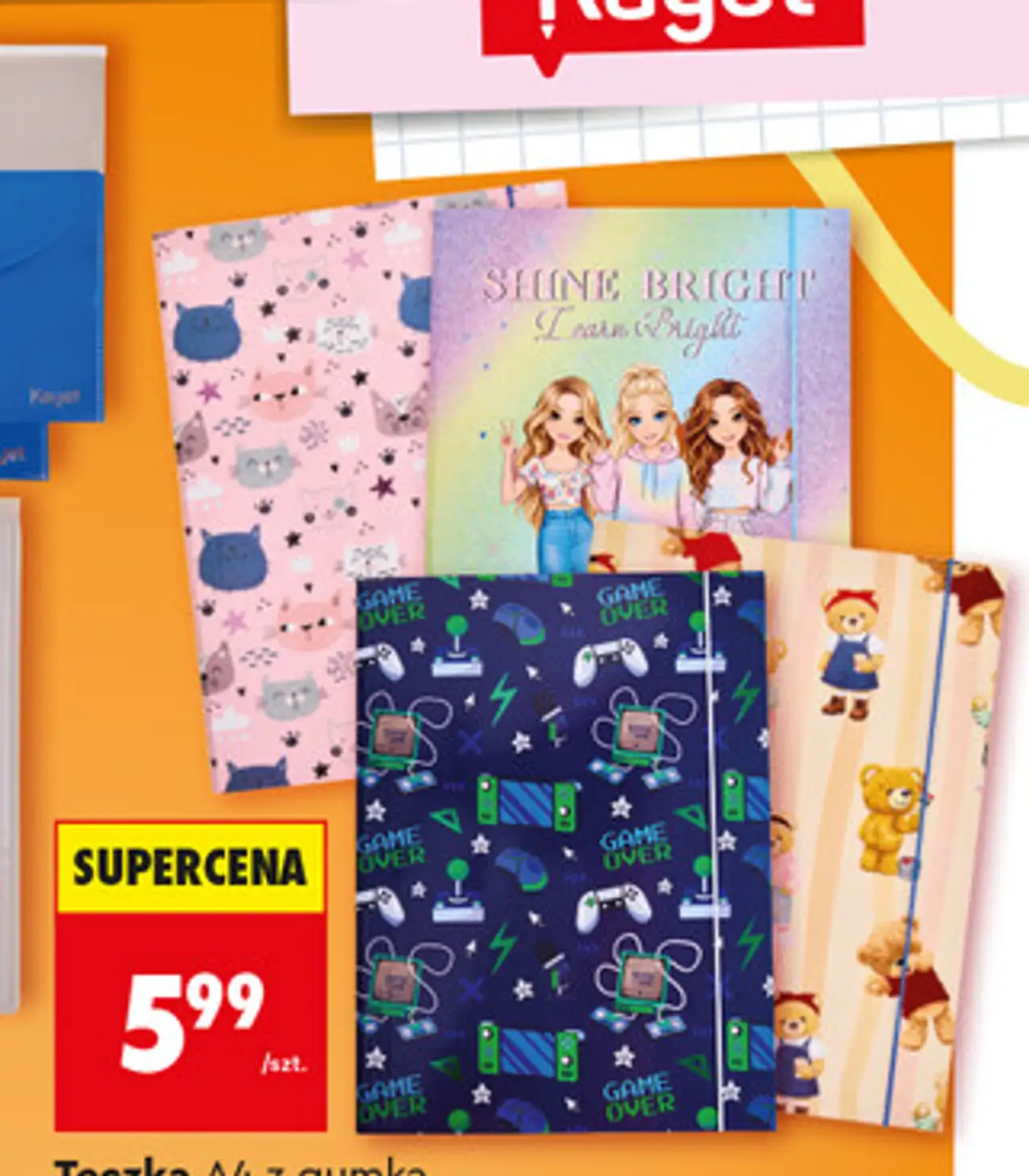 Teczka A4 z gumką Kayet