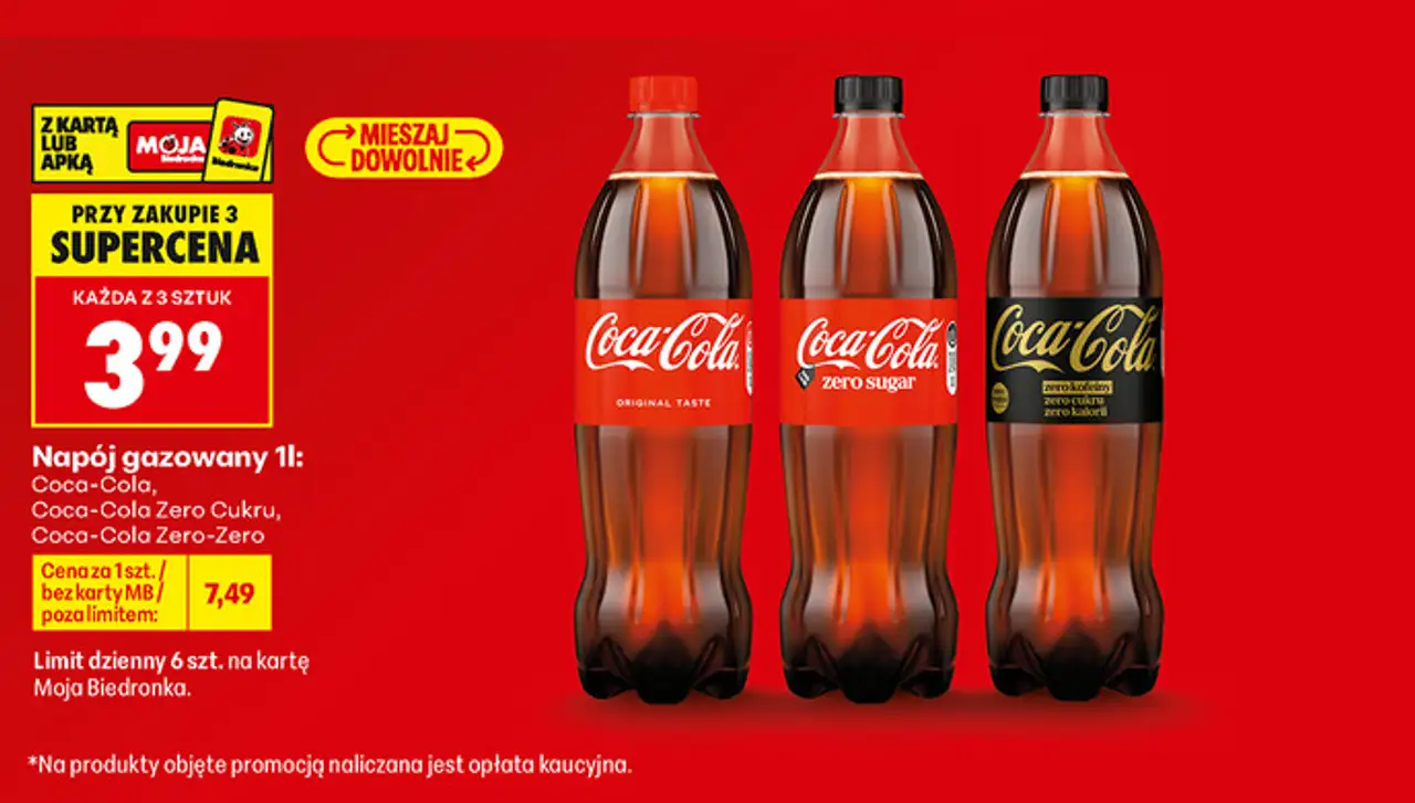 Napój gazowany Coca-Cola, Coca-Cola Zero Cukru, Coca-Cola Zero-Zero