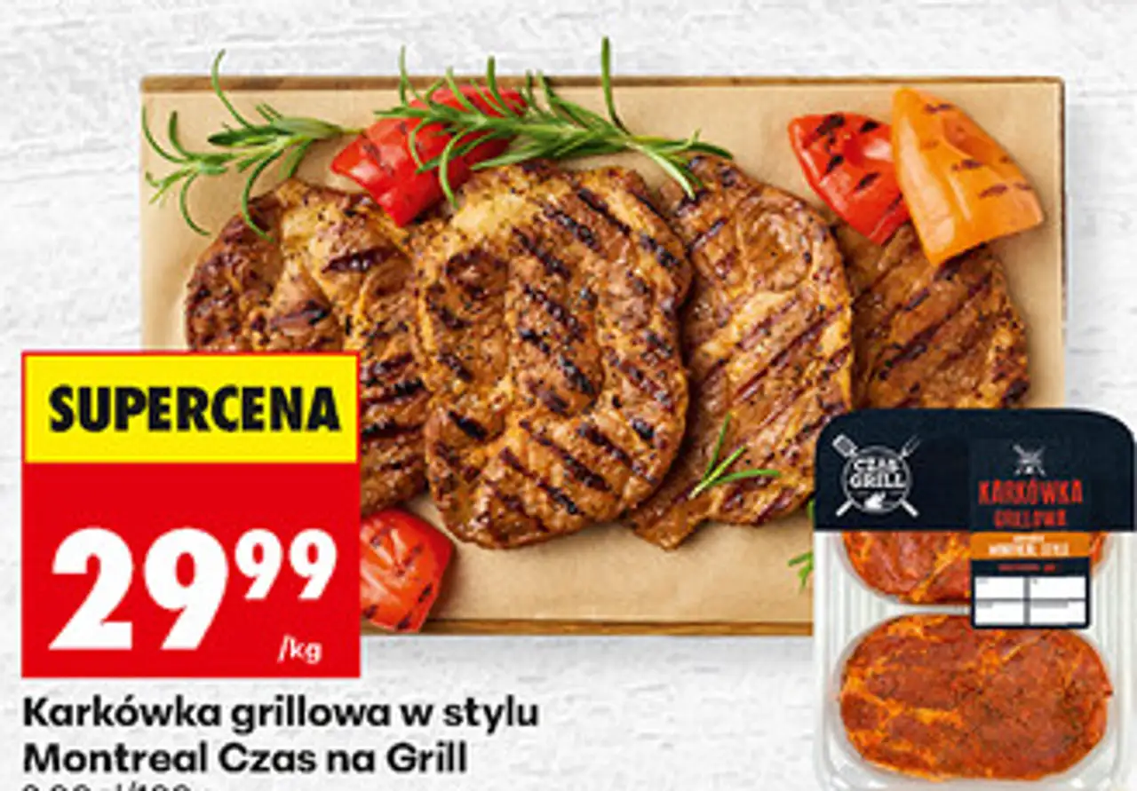 Karkówka grillowa w stylu Montreal Czas na Grill