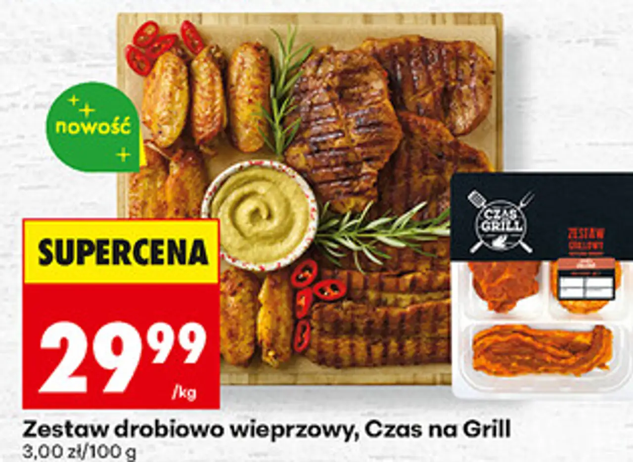 Zestaw drobiowo wieprzowy Czas na Grill