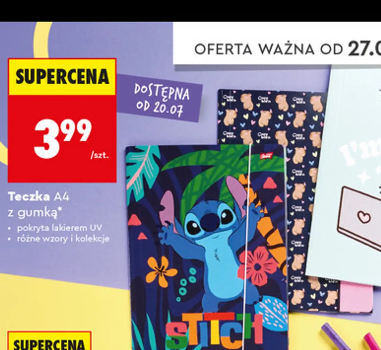 Teczka A4 z gumką St.Majewski