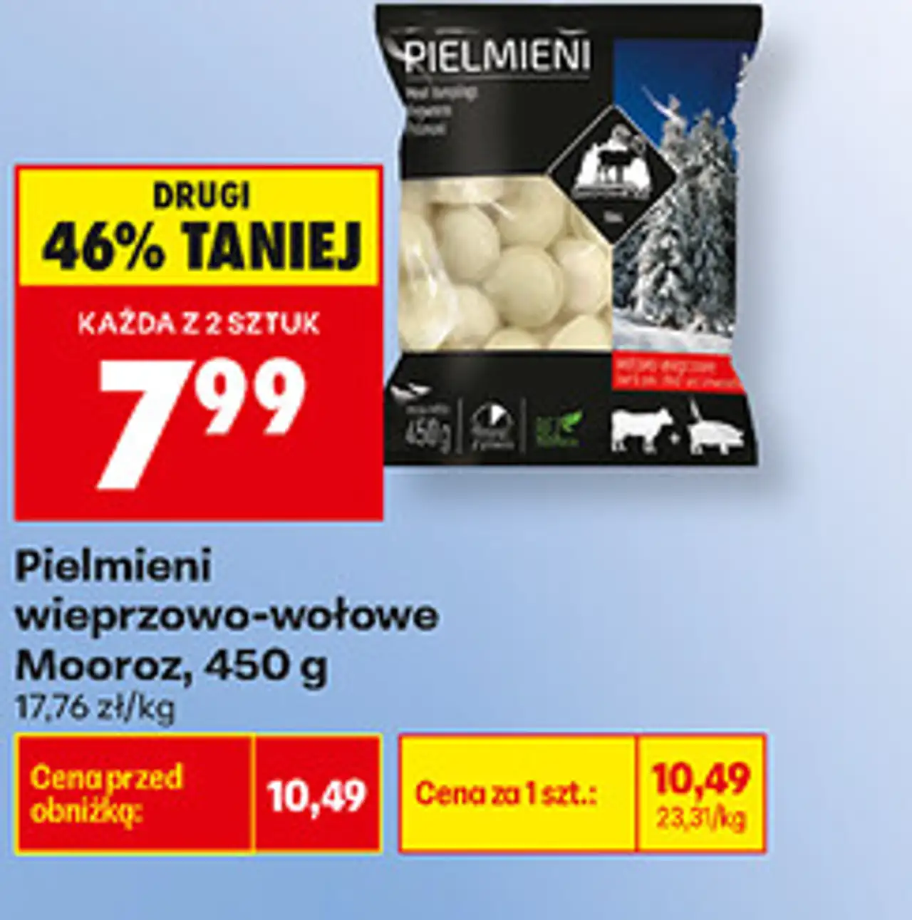 Pielmieni wieprzowo-wołowe Mooroz