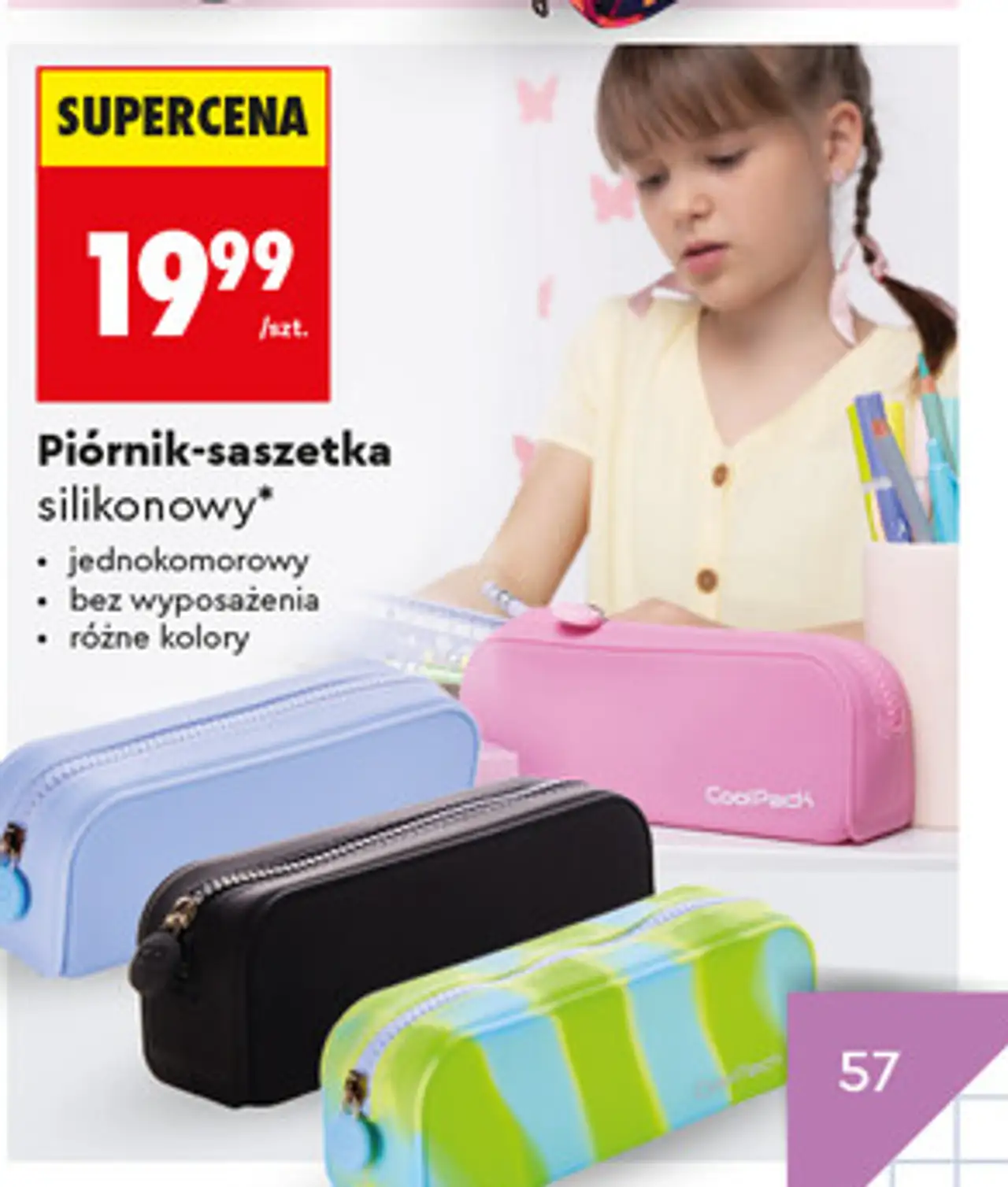 Piórnik-saszetka silikonowy CoolPack