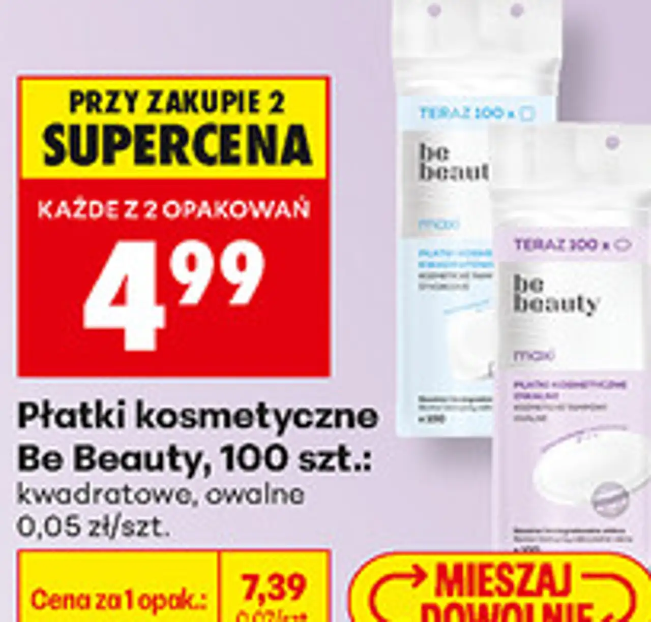 Płatki kosmetyczne Be Beauty
