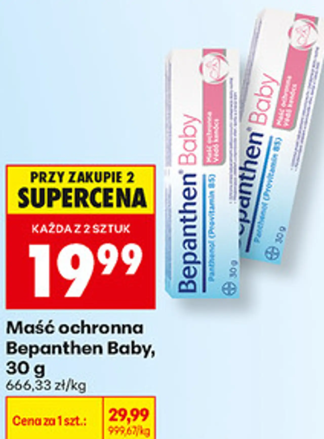 Maść ochronna Bepanthen Baby, 30 g