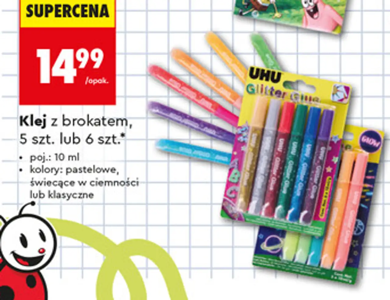 Klej z brokatem UHU Glitter Glue
