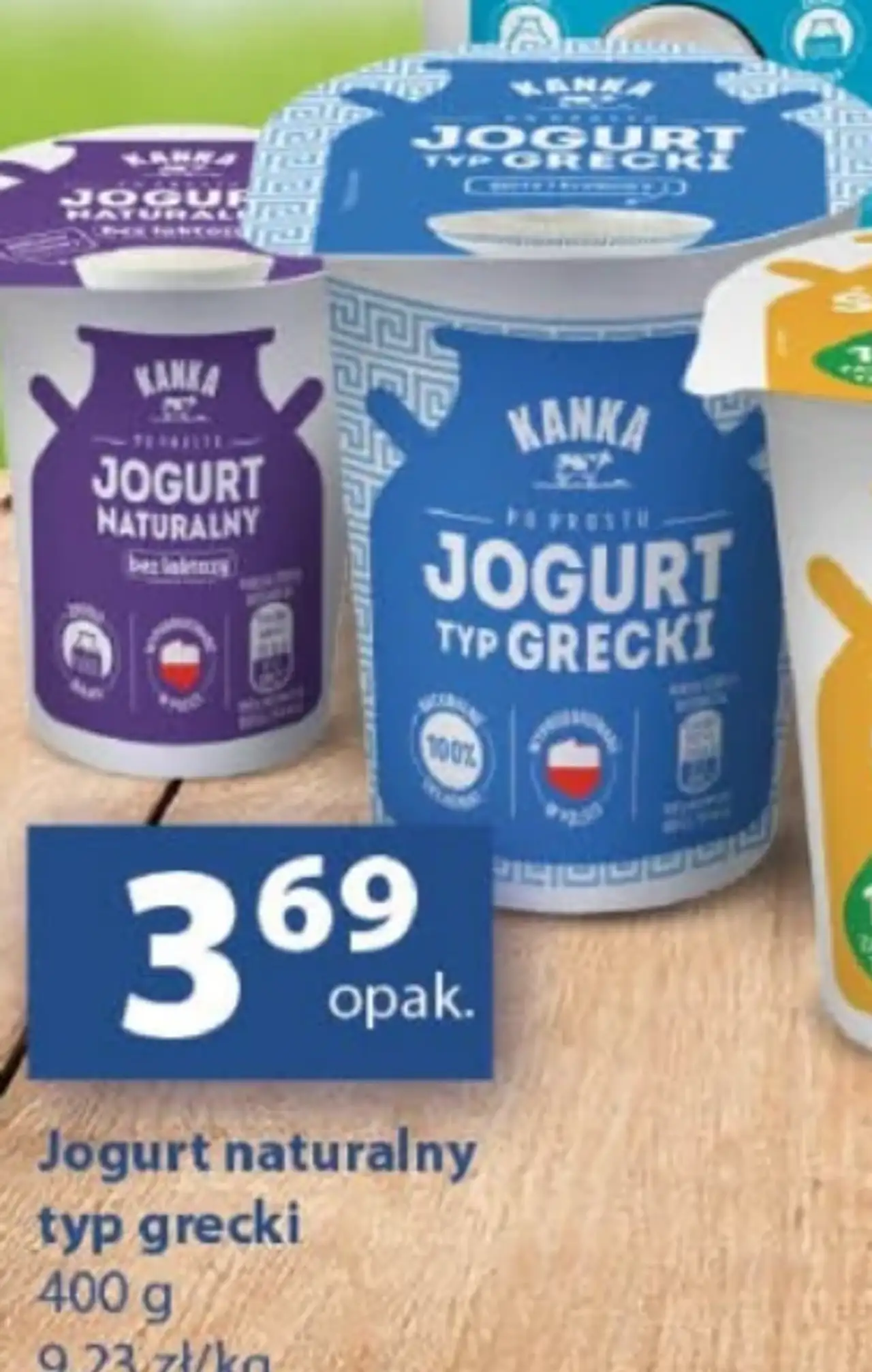 Kanka Jogurt naturalny typ grecki 400 g