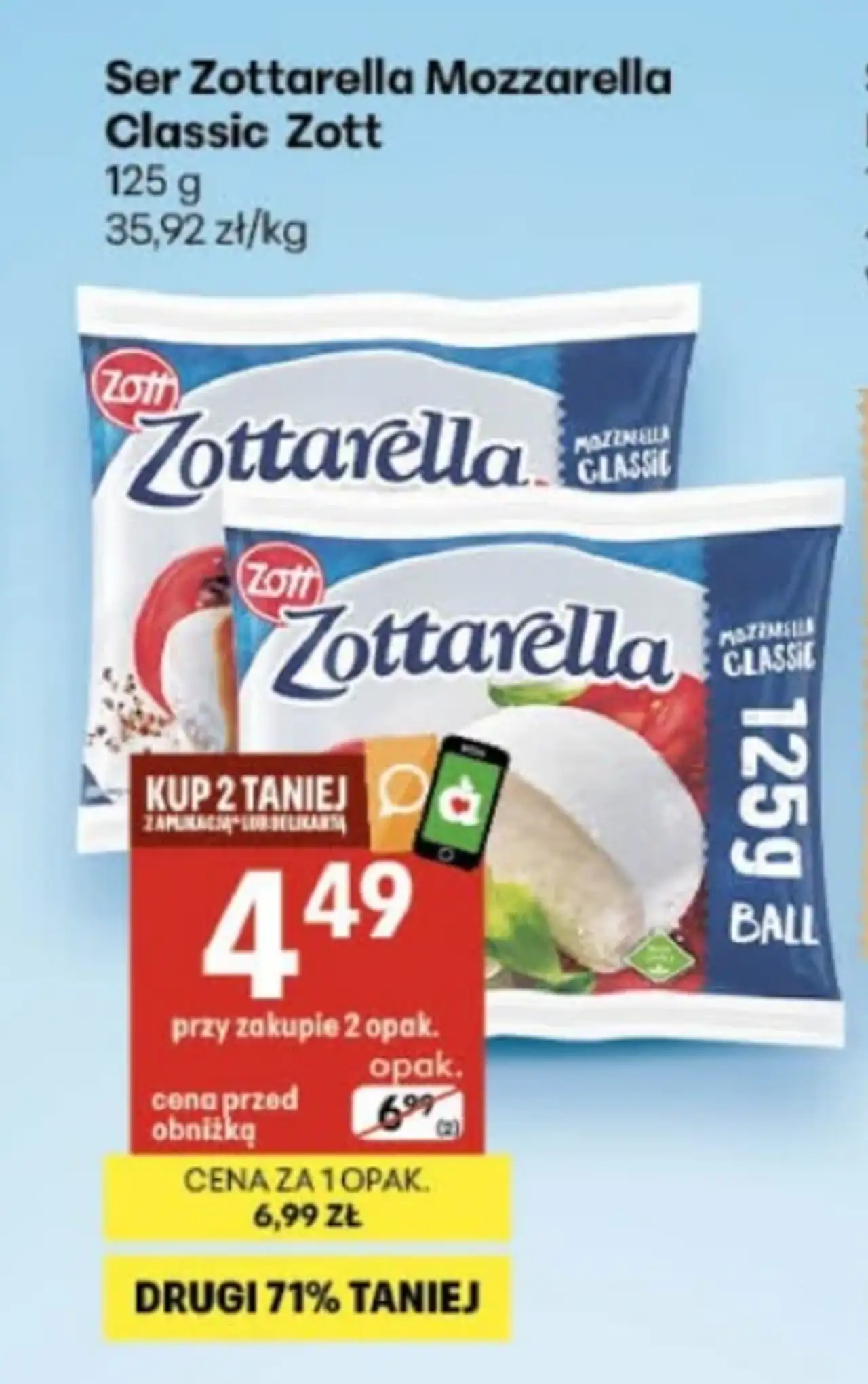 Ser Zottarella Mozzarella Classic Zott