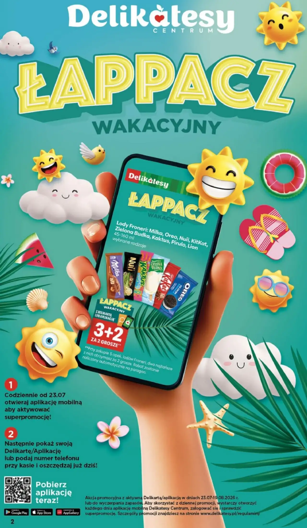 Lody Froneri: Milka, Oreo, Nuii, KitKat, Zielona Budka, Kaktus, Pirulo, Lion