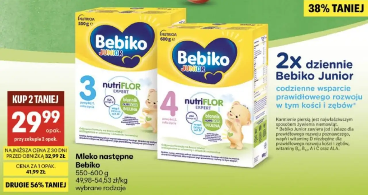 Mleko następne Bebiko Junior