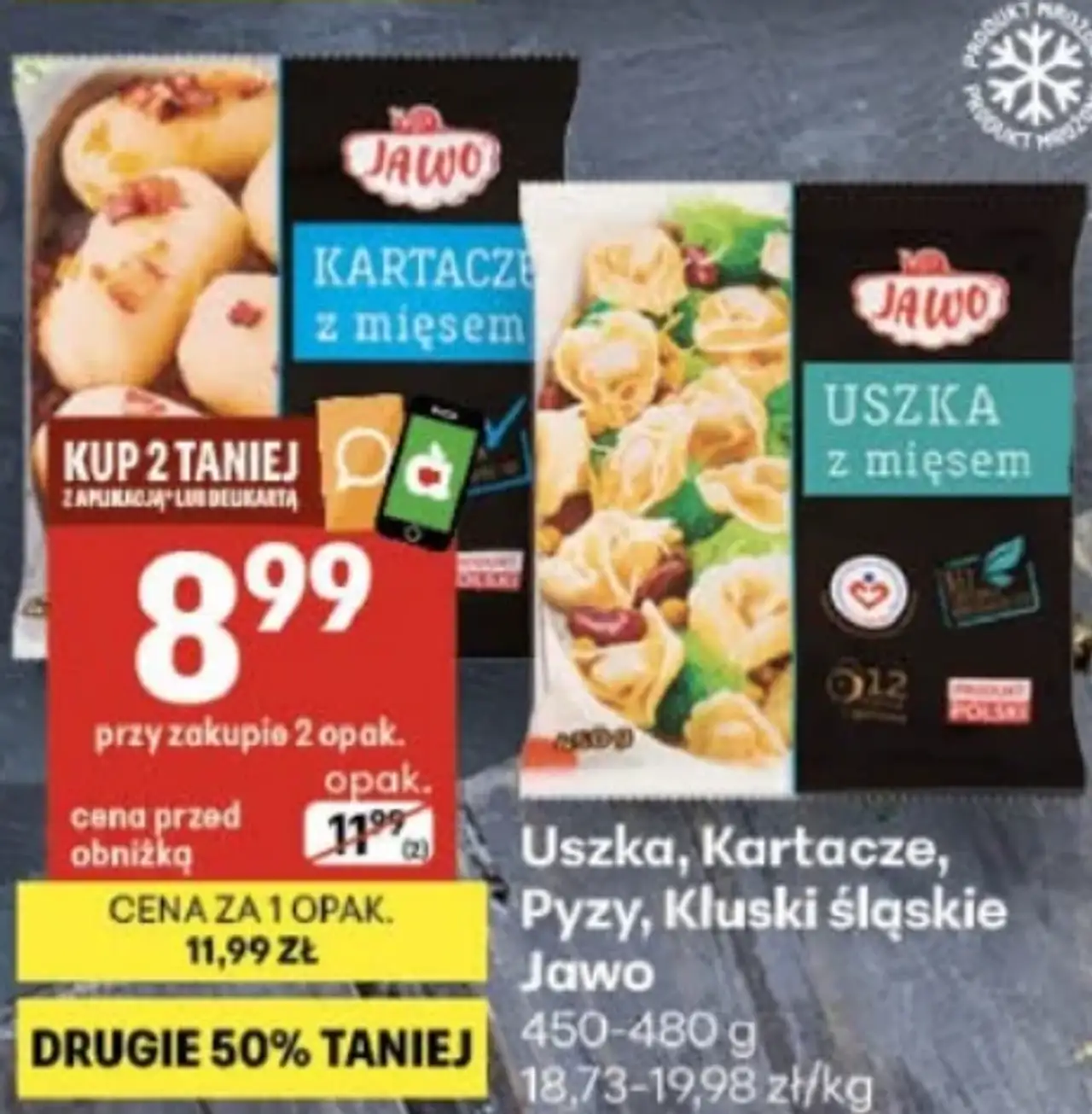 Uszka, Kartacze, Pyzy, Kluski śląskie Jawo