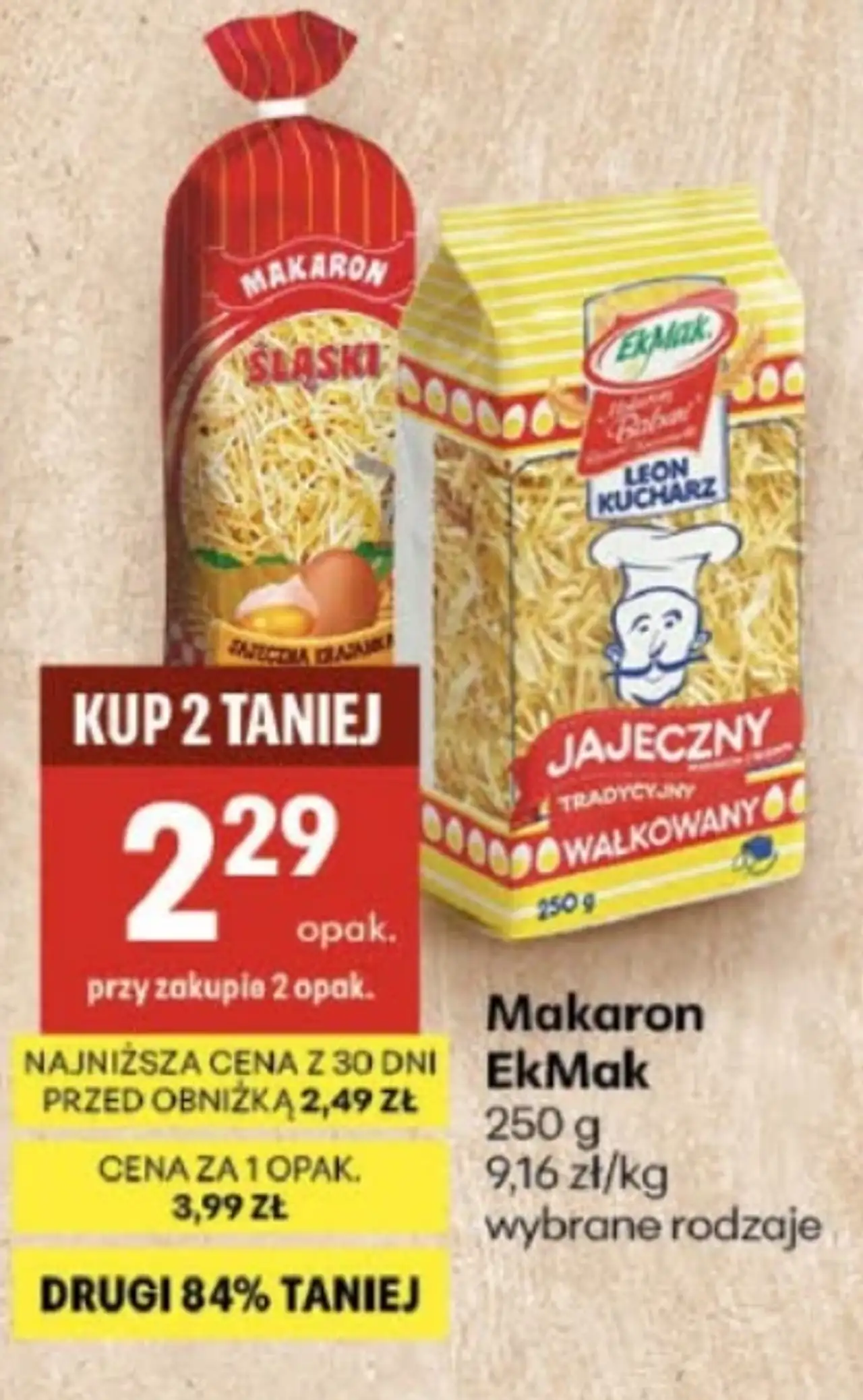 Makaron EkMak jajeczny