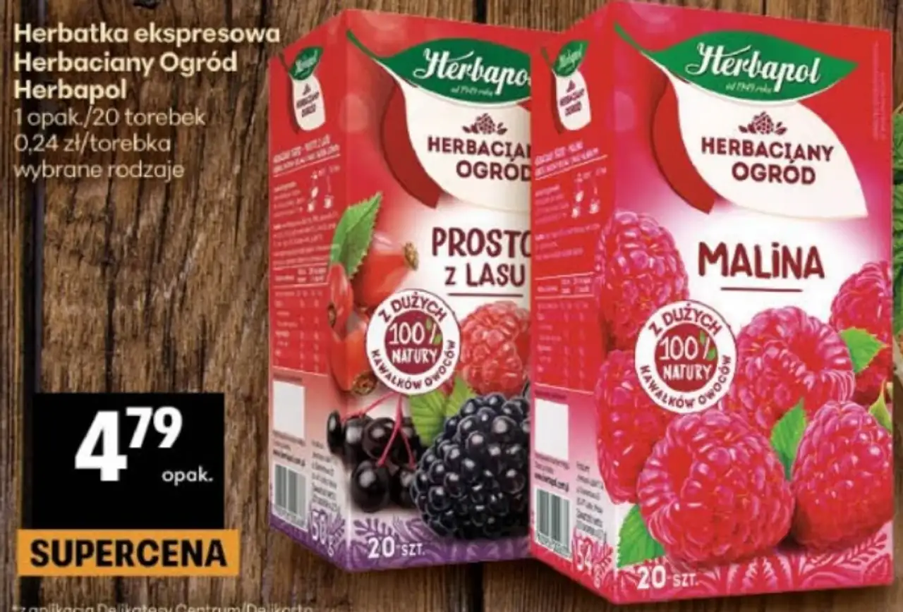 Herbatka ekspresowa Herbaciany Ogród Herbapol