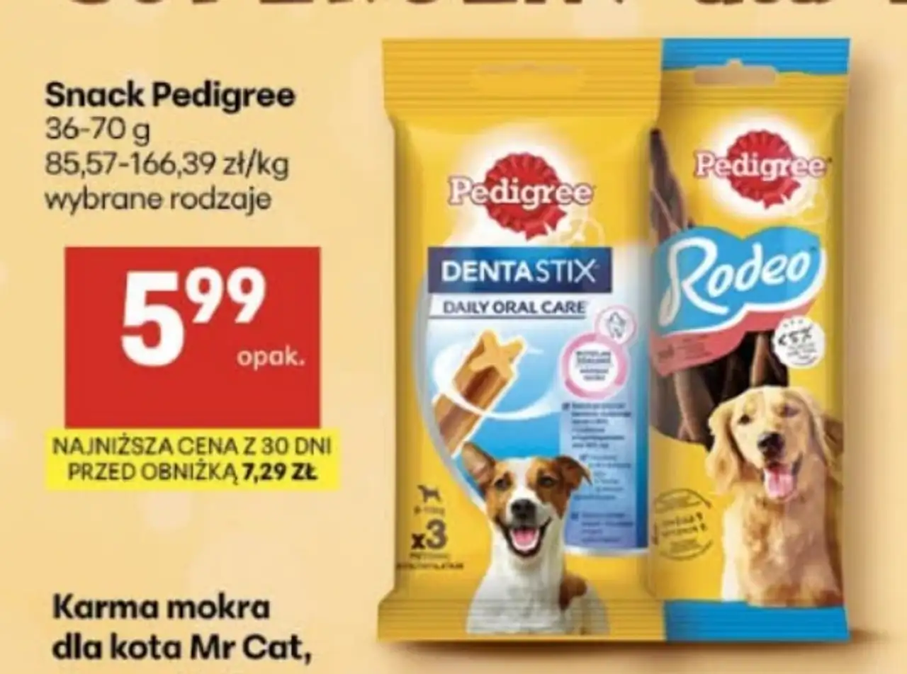 Snack dla psa Pedigree DentaStix / Rodeo