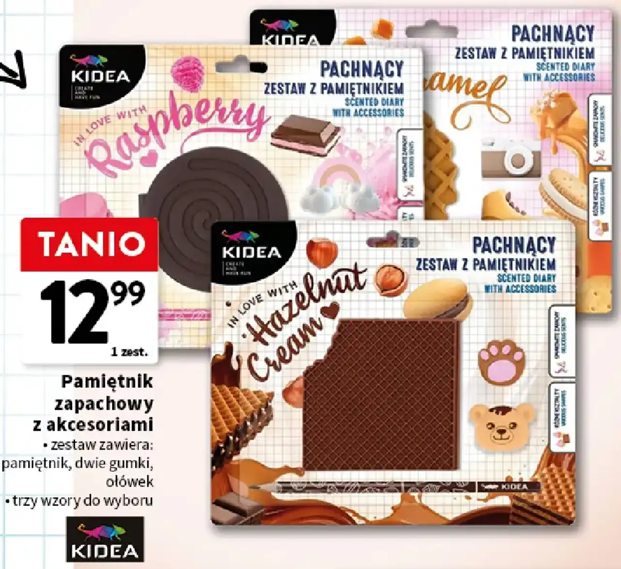 Pamiętnik zapachowy z akcesoriami Kidea