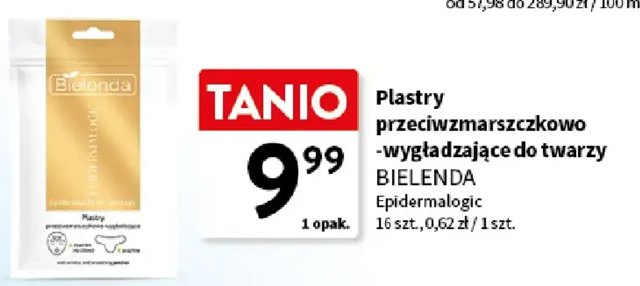 Bielenda Epidermalogic Plastry przeciwzmarszczkowo-wygładzające do twarzy