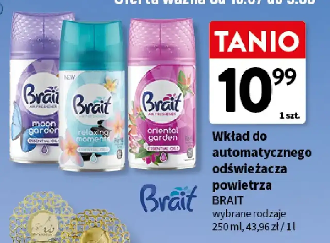 Wkład do automatycznego odświeżacza powietrza BRAIT