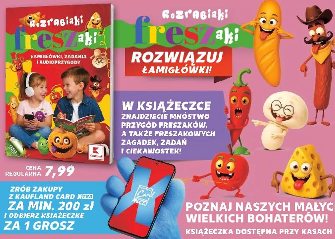 Kaufland Rozrabiaki Freszaki książeczka