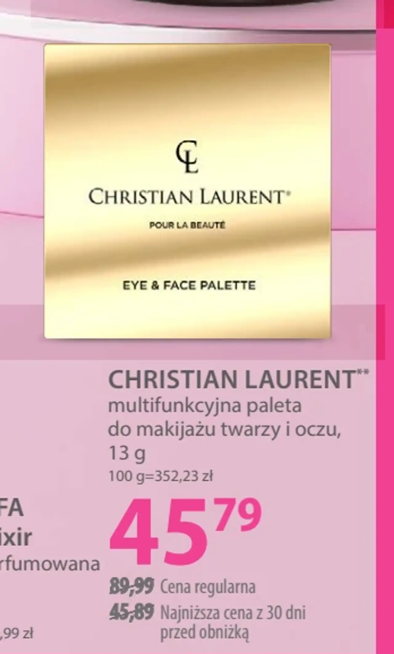 CHRISTIAN LAURENT multifunkcyjna paleta do makijażu twarzy i oczu