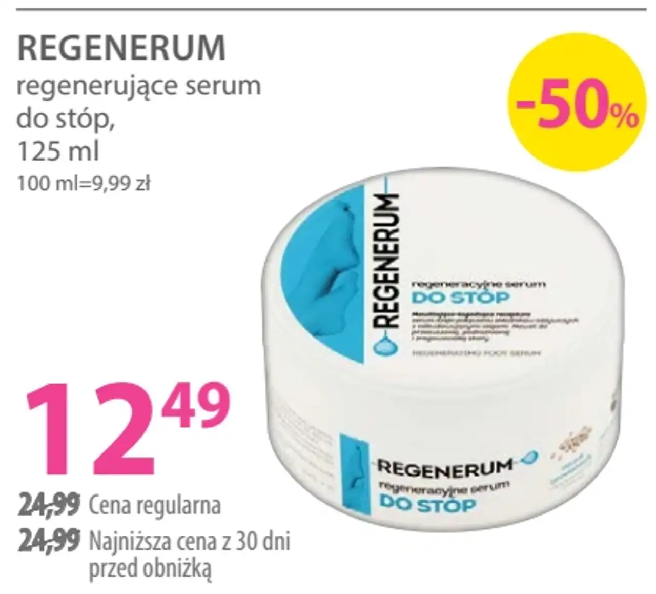 REGENERUM regenerujące serum do stóp