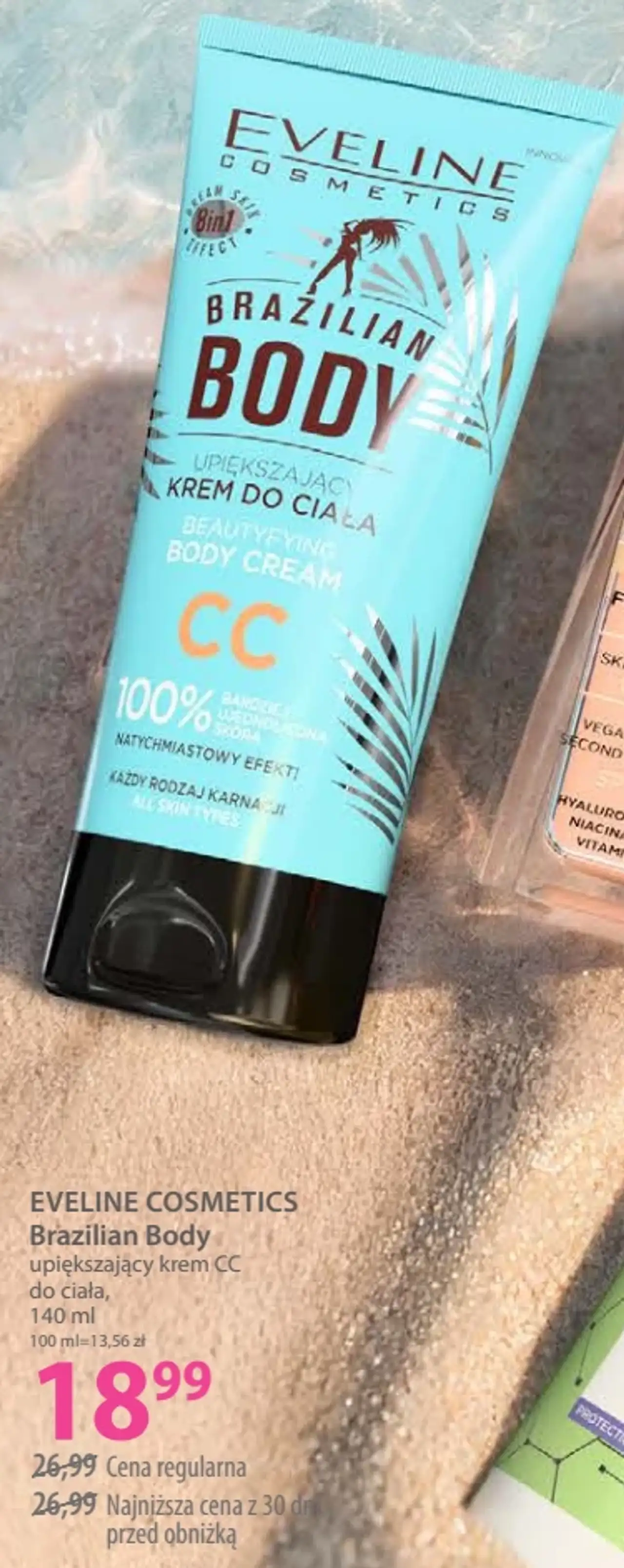 Eveline Cosmetics Brazilian Body upiększający krem CC do ciała