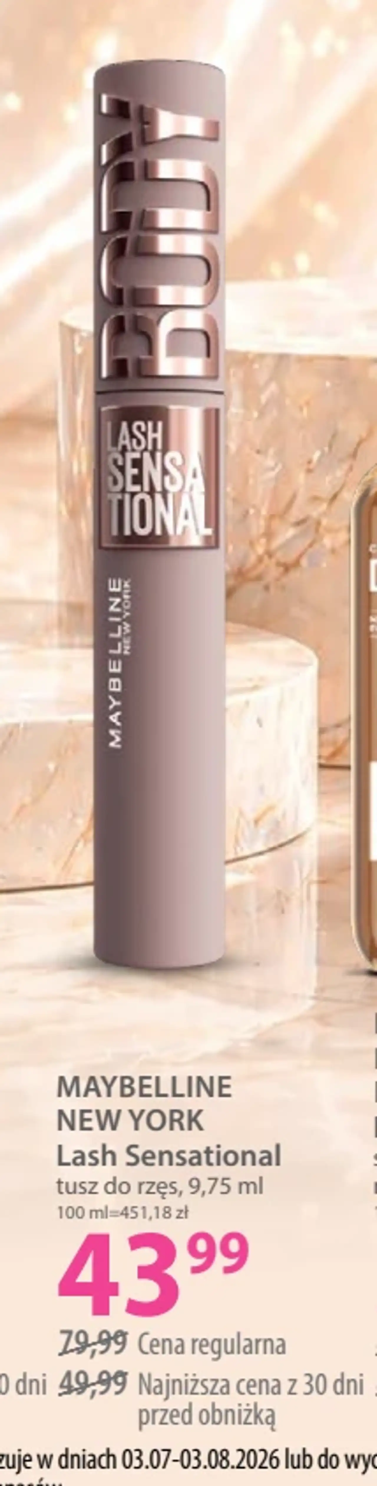 Maybelline New York Lash Sensational tusz do rzęs