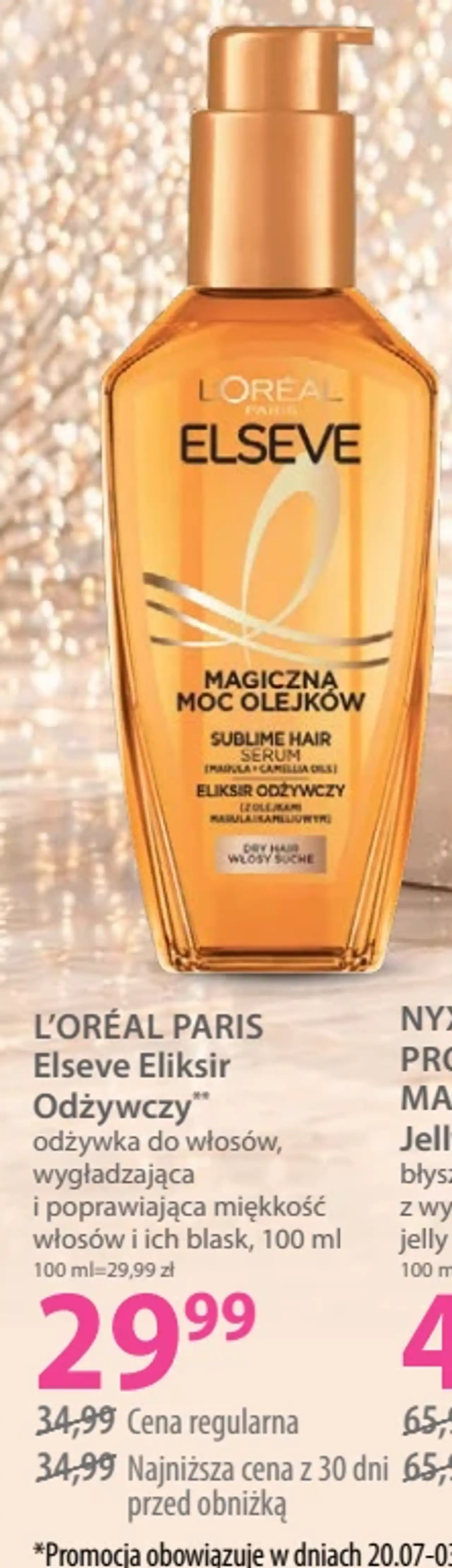 L'Oréal Paris Elseve Eliksir Odżywczy do włosów