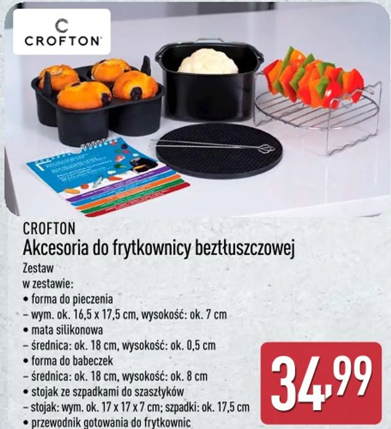 CROFTON Akcesoria do frytkownicy beztłuszczowej